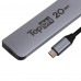 USB-концентратор IQFuture IQ-C5 Type-C USB Hub 5 в 1, USB-C PD, 3 порта USB 3.0, HDMI, кабель Type-C 12 см