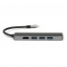 Купить оптом uSB-концентратор Type-C USB Hub 5 в 1. USB 3.0, USB-C, HDMI. Кабель 12 см.