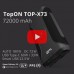 Купить оптом Внешний аккумулятор TopON TOP-X73 72000mAh USB Type-C 60W, USB 22.5W, USB-C 33W, авторозетка 180W, DC 72W, Qi 10W, 28 переходников, фонарь. Черный