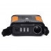 Купить оптом Внешний аккумулятор TopON TOP-X38 38000mAh 3 USB-порта, автомобильная розетка 12V 15A 180W, аварийный свет, фонарь, защита от пыли и брызг. Черный
