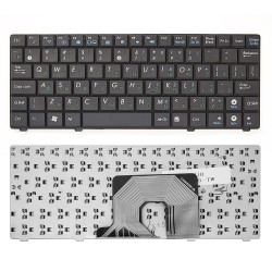 Клавиатура для ноутбука Asus Eee PC 900HA, 900SD, S101, T91, T91M, T91MT Series. Плоский Enter, Черная без рамки. PN: V100462AS1.