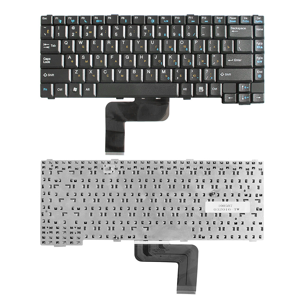 Купить оптом Клавиатура для ноутбука Gateway MX6919, MX6920, MX6930, CX2700, M255. Плоский Enter. Черная, без рамки. PN: V030946BS1