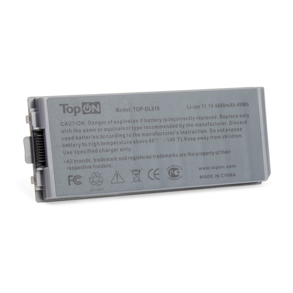 Купить оптом Аккумулятор для ноутбука Dell Latitude D810, Precision M70 Series. 11.1V 4400mAh 49Wh. PN: C5331, F5608. Серый.