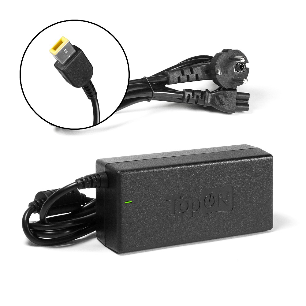 Купить оптом Блок питания TopON для Lenovo 20V 3.25A (USB Pin) 65W ADLX65NCC2A TOP-Y65