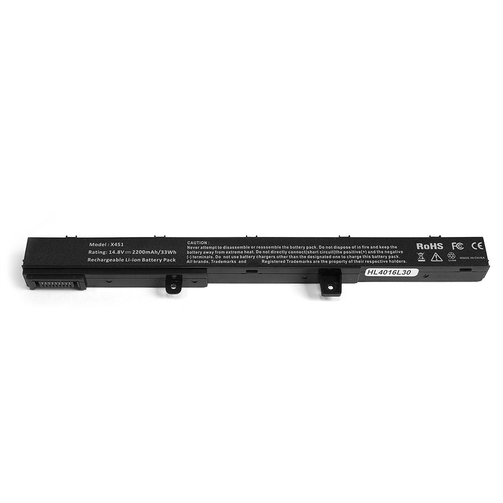 Купить оптом Аккумулятор для ноутбука Asus X451, X551CA Series. 14.8V 2200mAh PN: A41N1308, X45Li9C