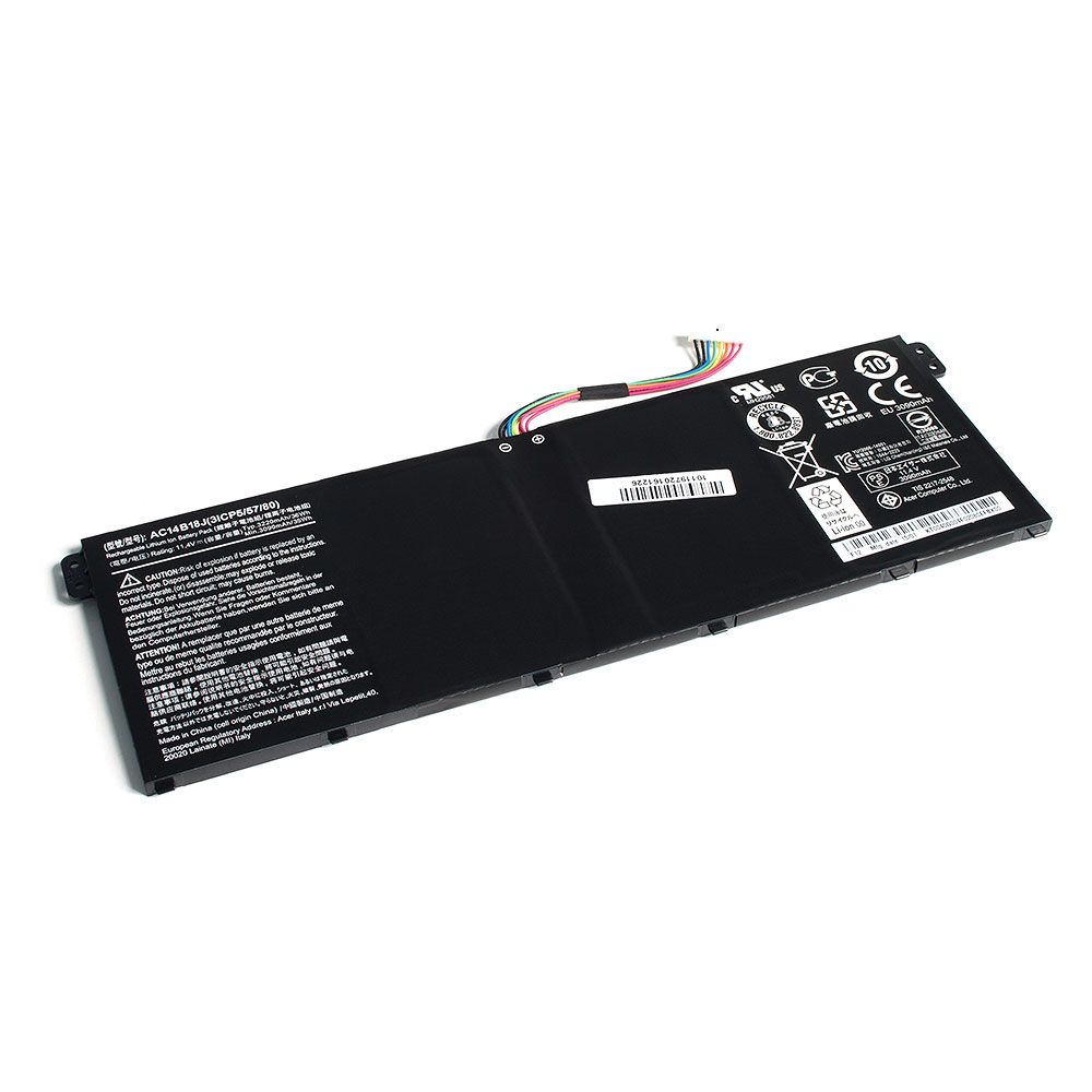 Купить оптом Аккумулятор для ноутбука Acer Aspire ES1-111-C66H, ES1-131-C9H8, ES1-331-C15R, ES1-512-C4TR Series. 11.4V 3090mAh PN: AC14B18J.