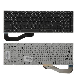 Клавиатура для ноутбука Asus X540, X540L, X540LA, X540CA, X540SA Series. Плоский Enter. Черная, без рамки. PN: 0KNB0-610TRU00, 0KNB0-610TUS00.