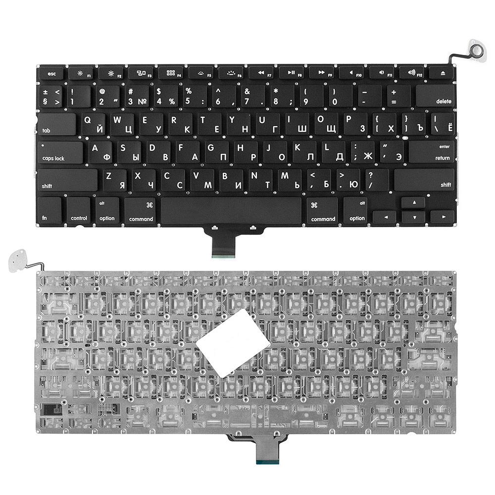 Купить оптом Клавиатура для ноутбука Macbook Air A1304, A1237 Series. Плоский Enter. Черная, без рамки. PN: A1304, A1237.