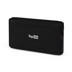 Внешний аккумулятор TopON TOP-X72 72000mAh 2 USB-порта, автомобильная розетка 180W, набор для зарядки ноутбуков, аварийный свет, фонарь. Черный