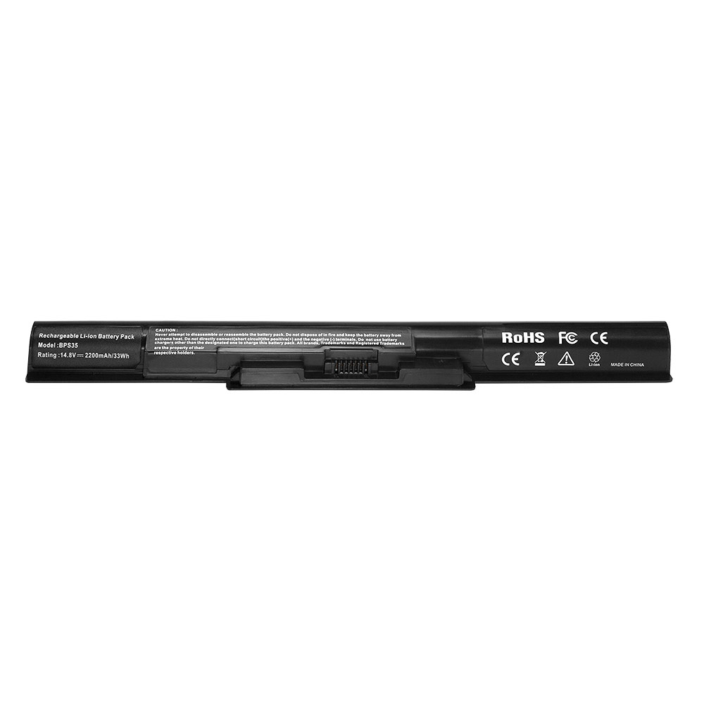 Купить оптом Аккумулятор для ноутбука Sony Vaio Fit E 14E, 15E, SVF1421, SVF1521 Series. 14.8V 2670mAh PN: VGP-BPS35A, CS-BPS35NB