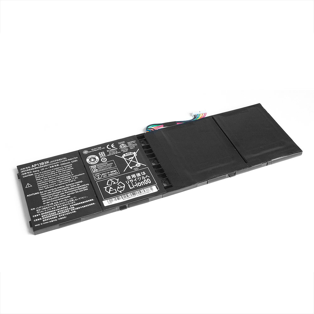 Купить оптом Аккумулятор для ноутбука Acer V5-552, V5-572, V5-573, V7-481, V7-482, V7-581, V7-582 Series. 15V 3560mAh PN: AP13B3K