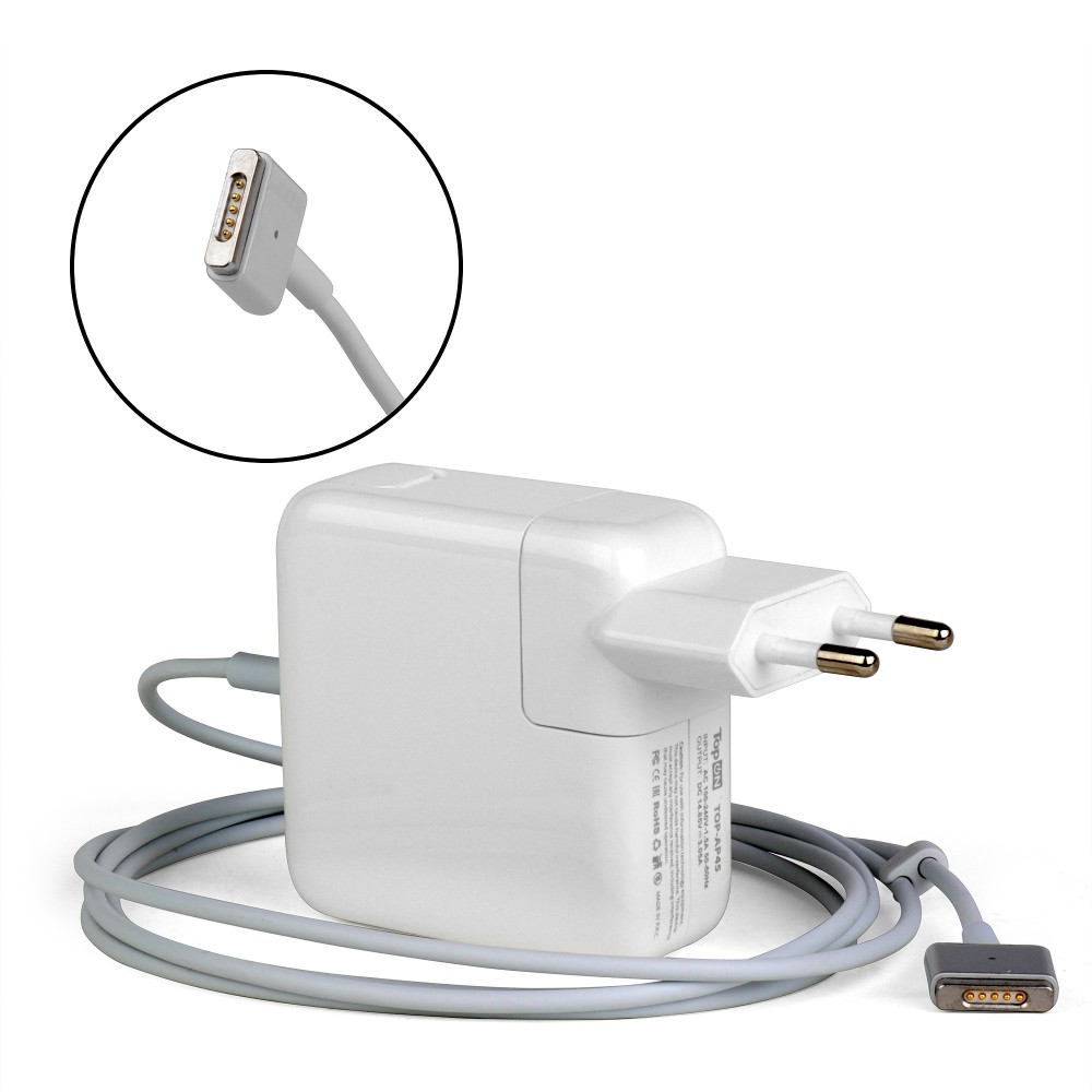 Купить оптом Блок питания TopON 14.85V 3.05A (MagSafe2) 45W A1465, A1466