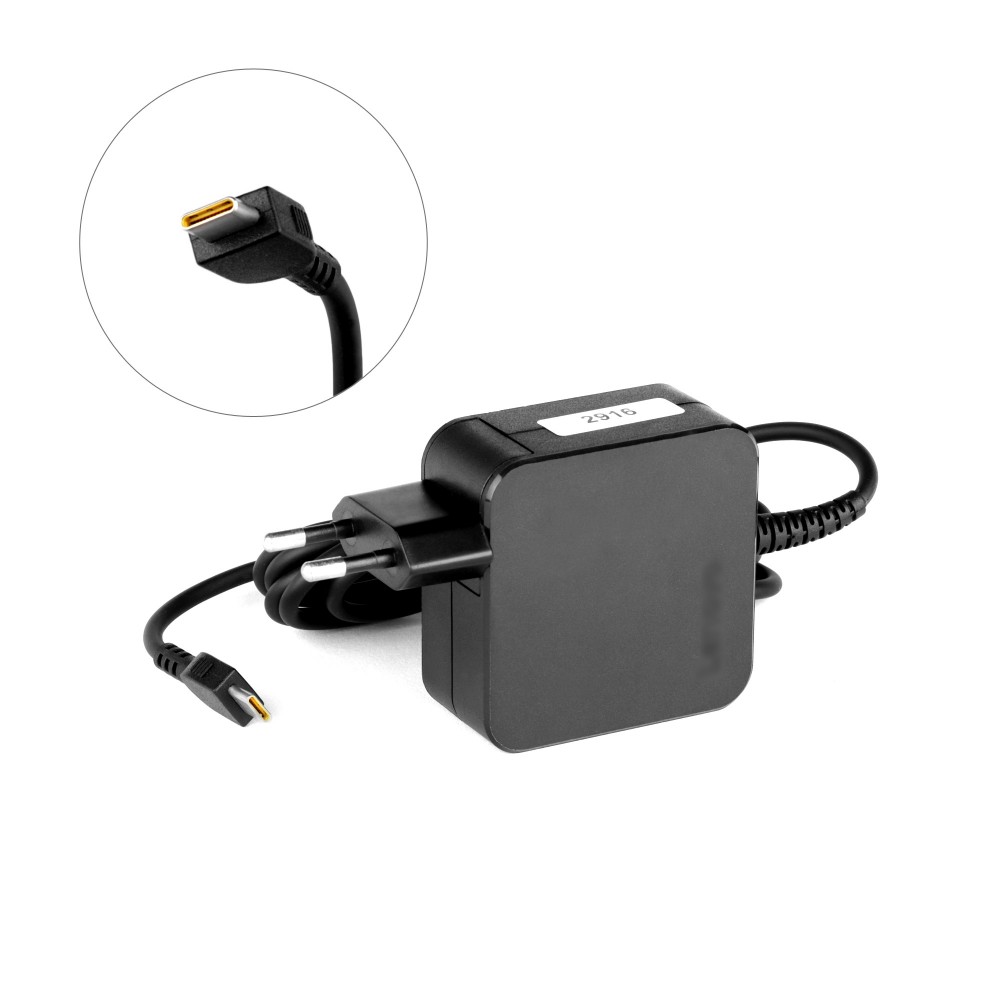 Купить оптом Блок питания (зарядное, адаптер) Lenovo 20v 2.25a 45W USB Type-C  формфактор квадрат