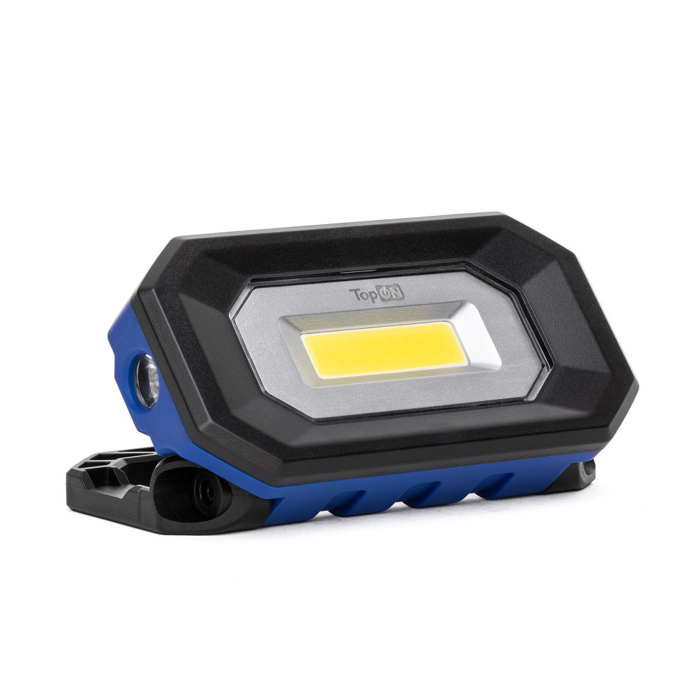 Купить оптом Аккумуляторный фонарь TopON TOP-MX05 LED 5 Вт 500 лм 3.7 B 2 Ач 7.4 Втч дополнительный фонарь, магнитное крепление, Type-C