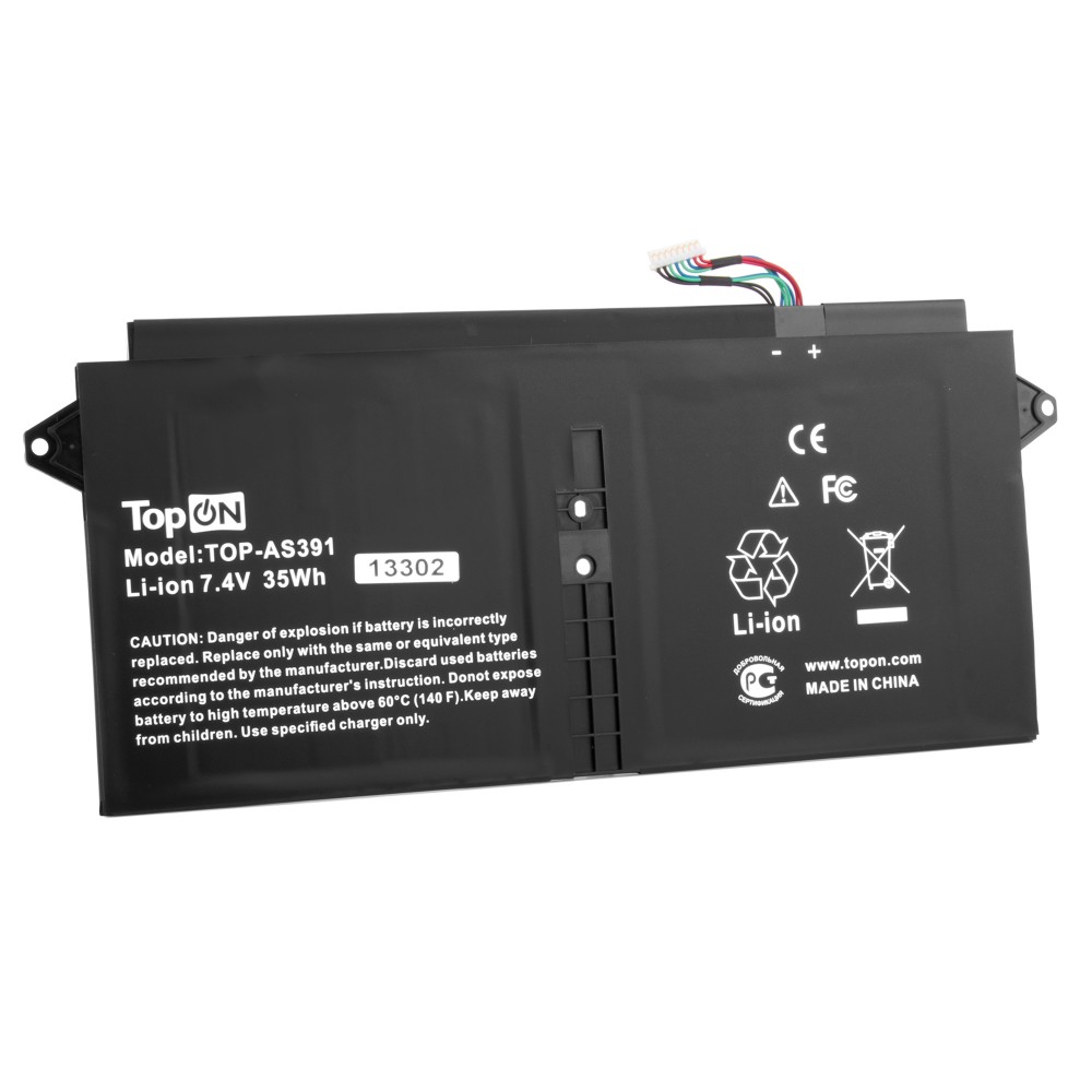 Купить оптом Аккумулятор для ноутбука Acer Aspire S7-391. 7.4V 4680mAh 35Wh. PN: AP12F3J