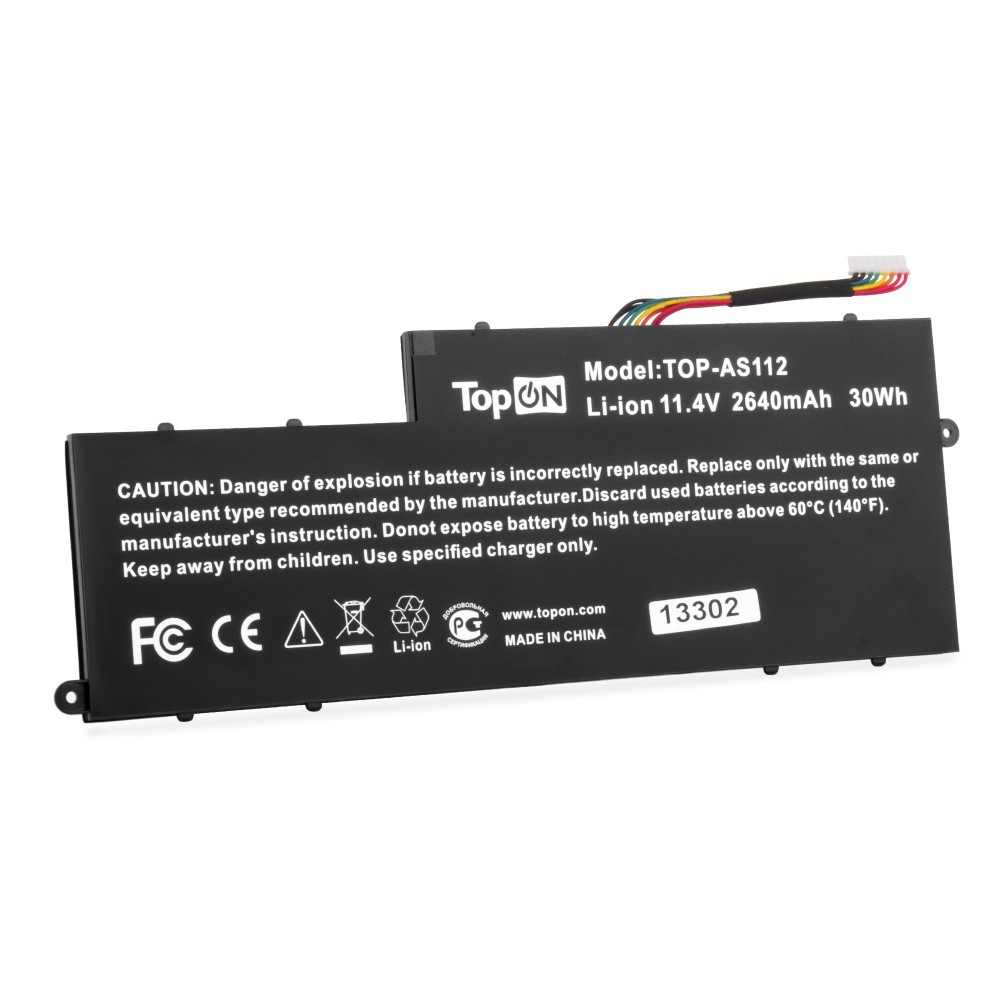 Купить оптом Аккумулятор для ноутбука Acer Aspire E3-112. 11.4V 2640mAh. PN: AC13C34