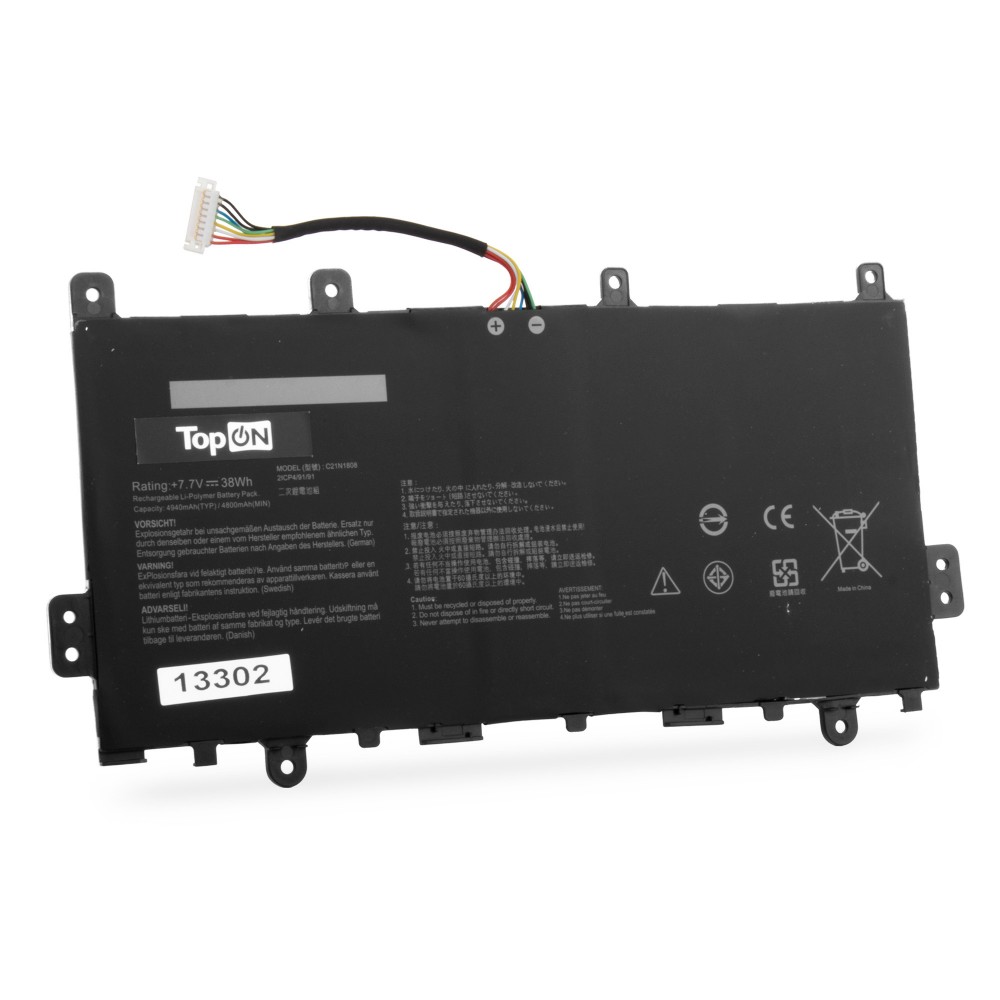 Купить оптом Аккумулятор для ноутбука Asus Chromebook C523NA. 7.7V 4800mAh. PN: C21N1808