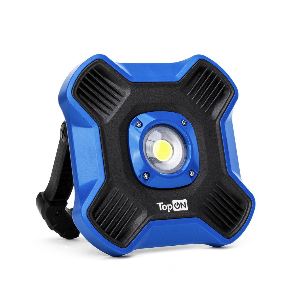 Купить оптом Аккумуляторный фонарь TopON TOP-MX1B LED 10 Вт 1100 лм 3.7 В 6.6 Ач 24.4 Втч Синий