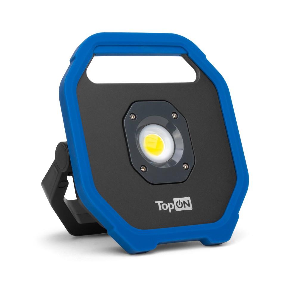 Купить оптом Аккумуляторный фонарь TopON TOP-MX1MGB LED 10 Вт 1100 лм 3.7 В 4.4 Ач 16.3 Втч магнитное крепление Синий