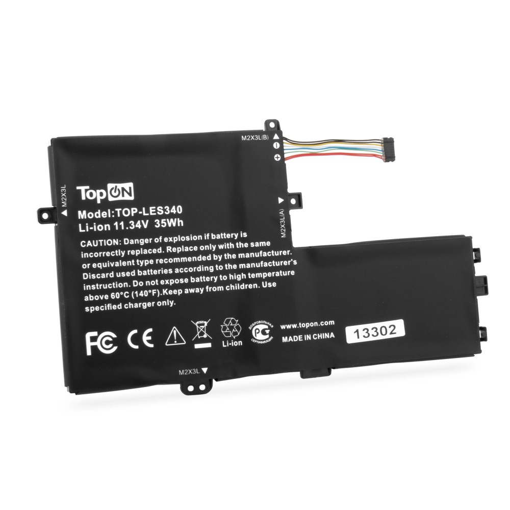 Купить оптом Аккумулятор для ноутбука Lenovo Ideapad S340. 11.34V 3086mAh. PN: L18C3PF6