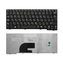 Клавиатура для ноутбука Acer Aspire One 531, A110, A150, D150, ZG5 Series. Г-образный Enter. Черная без рамки. PN: 9J.N9482.00R.