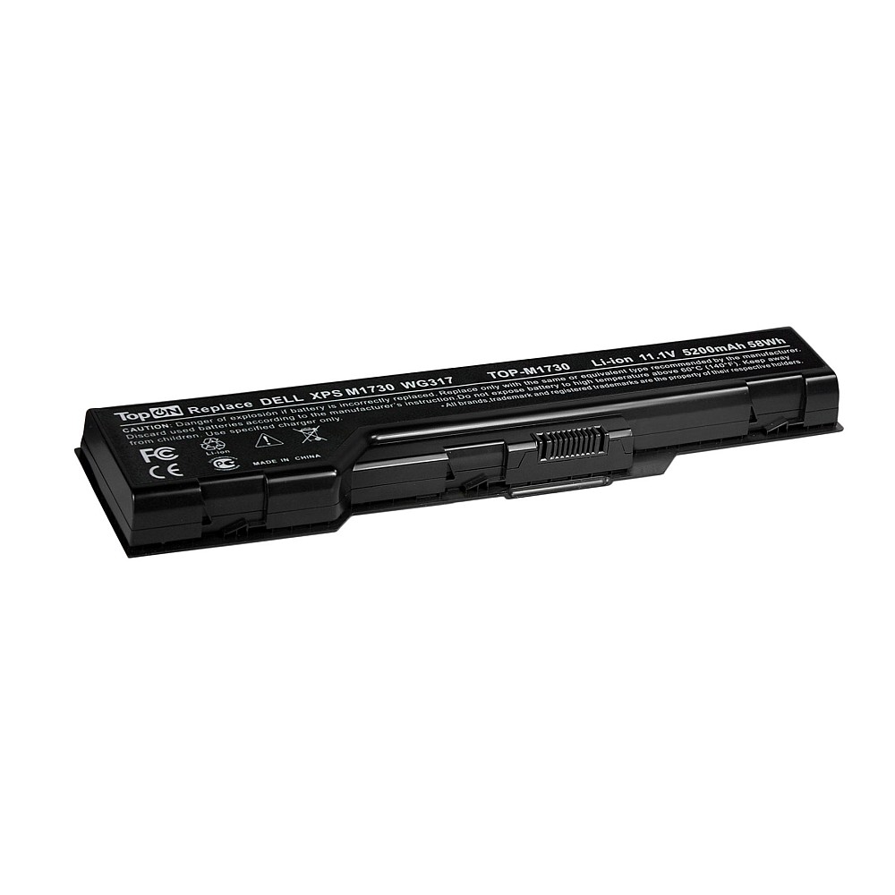 Купить оптом Аккумулятор для ноутбука Dell XPS M1730, 1730 Series. 11.1V 5200mAh 58Wh. PN: XG510, HG307.