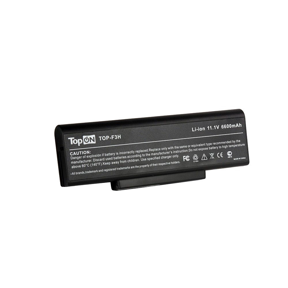 Аккумулятор, батарея для ноутбука Asus M51, F2, F3, F7, A9, Z53, X56, K73, N72 Series. 11.1V 6600mAh 73Wh, усиленный. PN: A32-F3, A32-Z94. Гарантия 12 мес.