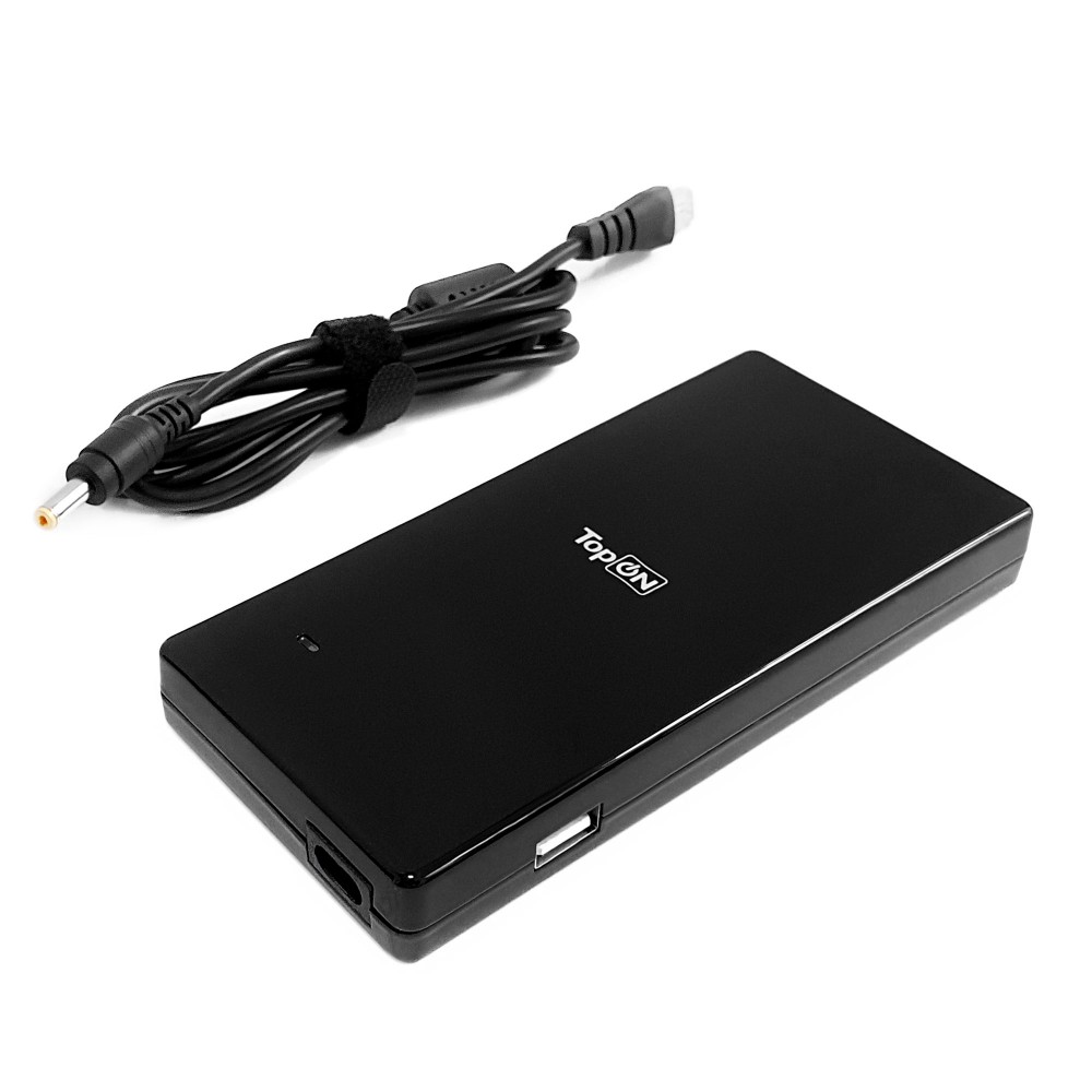 Купить оптом Блок питания TopON для HP 19V 4.74A (4.8x1.7) 90W Slim 17 мм с USB 394224 TOP-DT02S