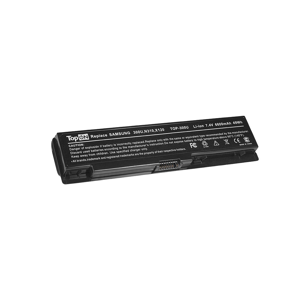 Купить оптом Аккумулятор для ноутбука Samsung 300U, N310, N315, NC310 Series. 7.4V 6600mAh 49Wh, усиленный. PN: AA-PB0TC4A, AA-PLOTC6Y.