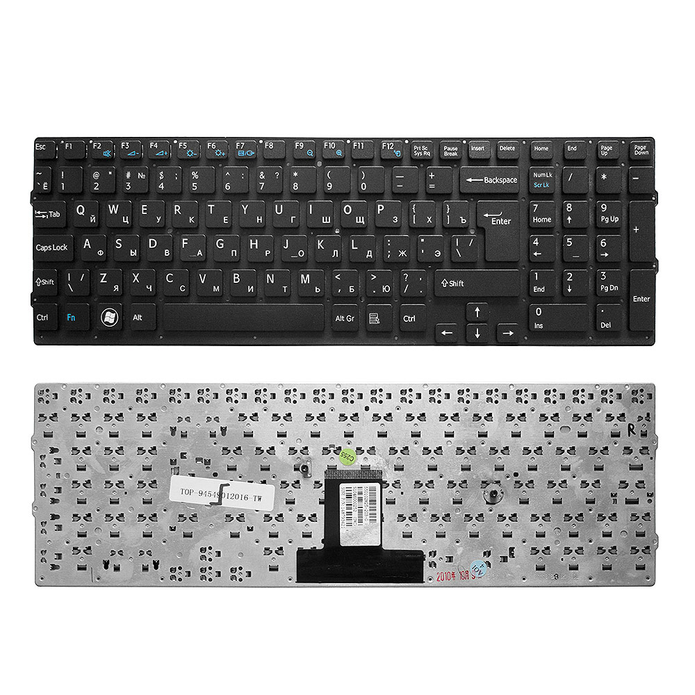Купить оптом Клавиатура для ноутбука Sony Vaio VPC-EB Series. Г-образный Enter. Черная, без рамки. PN: 148792871.