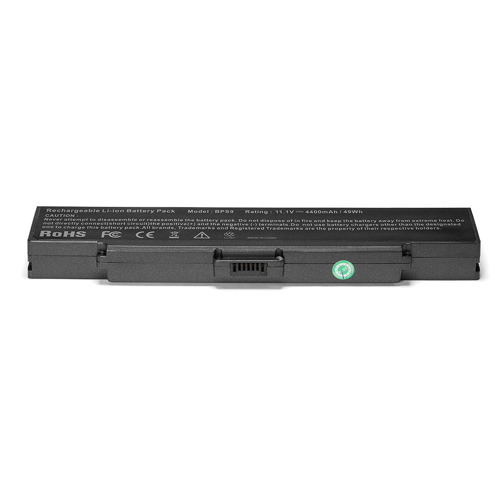 Аккумулятор, батарея для ноутбука Sony Vaio VGN-SZ, VGN-CR, VGN-AR, VGN-NR Series. 11.1V 4400mAh. PN: GP-BPS9, VGP-BPS9/B. Гарантия 6 мес.