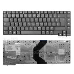 Клавиатура для ноутбука HP Compaq 6530B, 6535B, 6730b, 6735b, Elitebook 8530p, 8530w Series. Г-образный Enter. Черная, без рамки. PN: 468775-181.