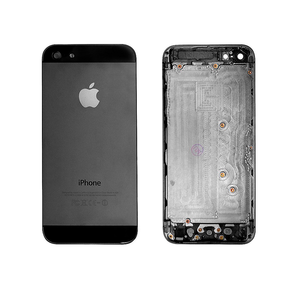 Купить оптом Задняя панель, корпус для смартфона Apple iPhone 5, A+. Черная.