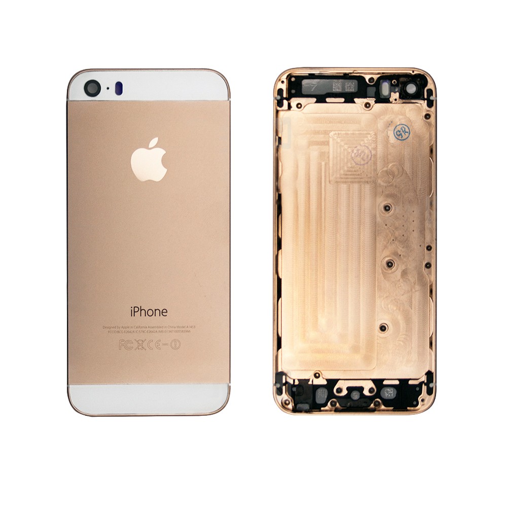 Купить оптом Задняя панель, корпус для смартфона Apple iPhone 5S, A+. Золотая.